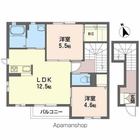 MAISON SHA-RA(2LDK/2階)の間取り写真