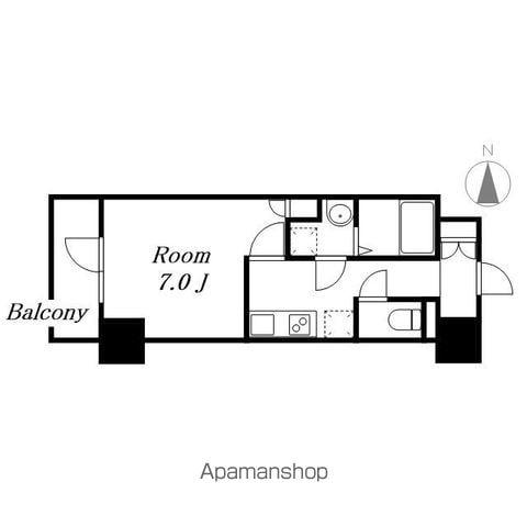 クレヴィスタ名駅南(1K/10階)の間取り写真