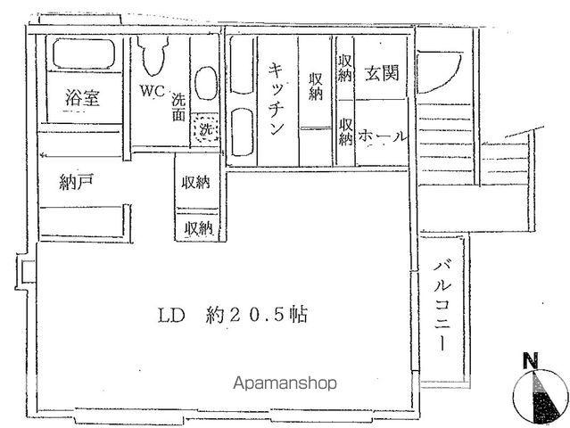 カダハウス(1LDK/2階)の間取り写真