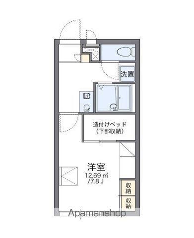 レオパレスCASA 二本松 1(1K/1階)の間取り写真