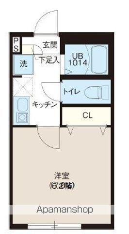 レピュア蓮根レジデンスⅡ(1K/3階)の間取り写真