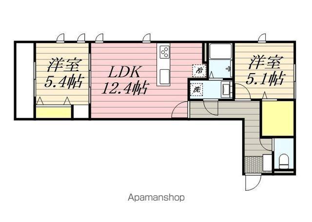 REGARO(2LDK/1階)の間取り写真