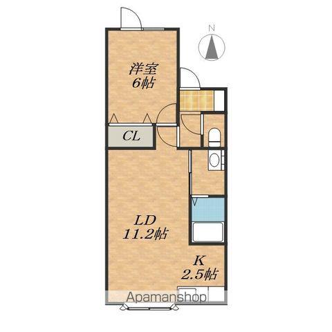LEMUREⅡ(1LDK/2階)の間取り写真
