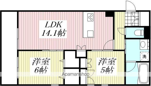 キルシュ ブリューテ 2(2LDK/2階)の間取り写真