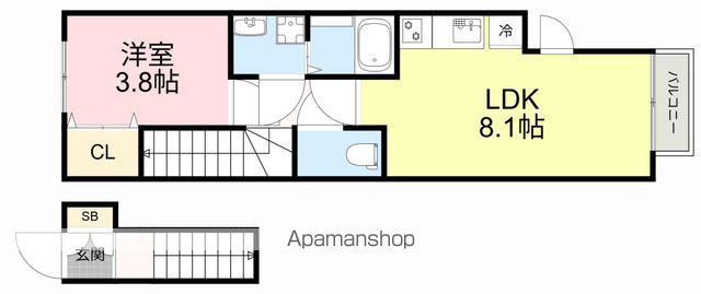 ASTAREEVA(1LDK/2階)の間取り写真