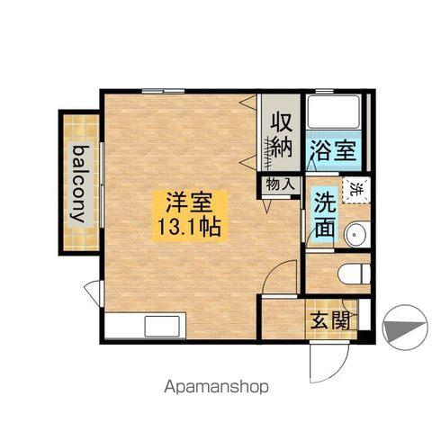 ニュー白岡ハイツⅡ(ワンルーム/2階)の間取り写真