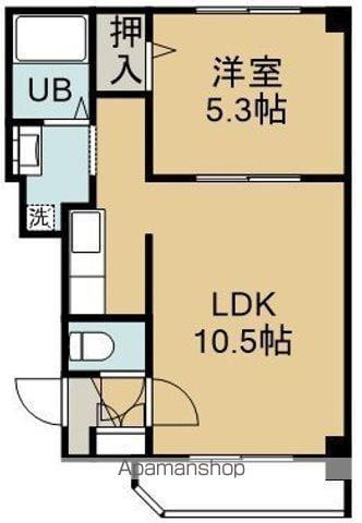 AVANT GARDEⅡ(1DK/4階)の間取り写真