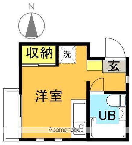 カーサジュリエッタ(ワンルーム/1階)の間取り写真