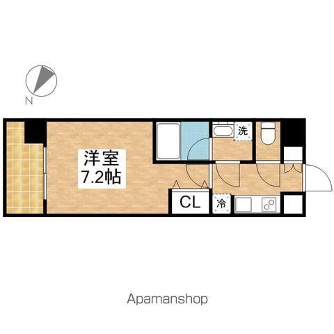 セノアタワー泉(1K/10階)の間取り写真