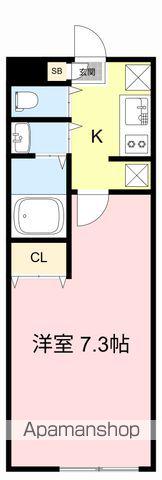 フォレスタ志波町(1K/1階)の間取り写真