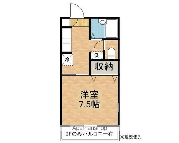 メゾン・ド・スパシュオ(1K/1階)の間取り写真