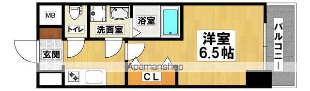 S-RESIDENCE堺BLAZE(1K/15階)の間取り写真