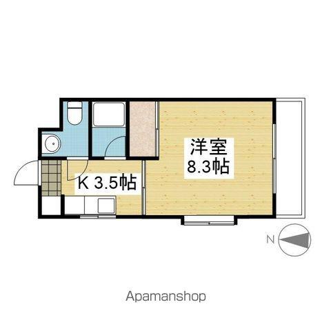 イーストピーク21(1K/5階)の間取り写真