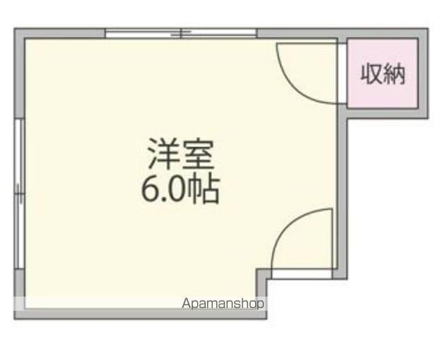BLUE TERRACE(ワンルーム/2階)の間取り写真