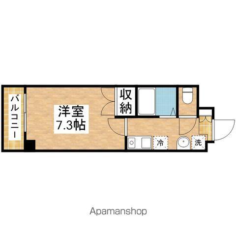 メゾン・ド・ミュゼ(1K/4階)の間取り写真