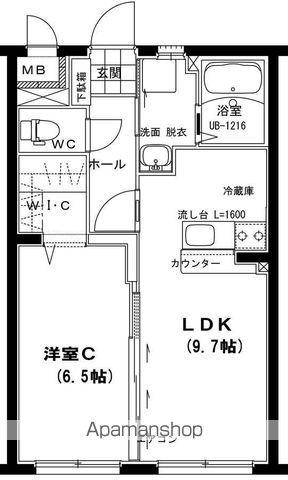 グランデュオ・日向(1LDK/2階)の間取り写真