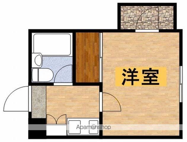 ニチエーイン武蔵野(1K/3階)の間取り写真