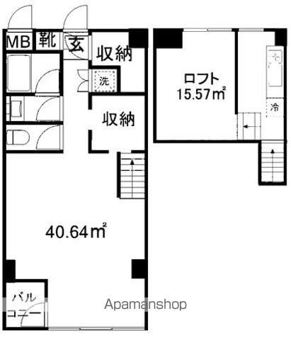 道表プラザ(ワンルーム/3階)の間取り写真