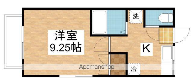 サンセリテ(1K/2階)の間取り写真