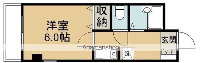 SONNE BLDⅠ(1K/3階)の間取り写真