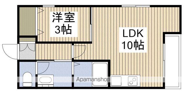 L COLLECTION 上大川前(1LDK/3階)の間取り写真