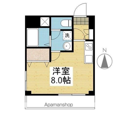 ペ・パサージュ平和(ワンルーム/9階)の間取り写真