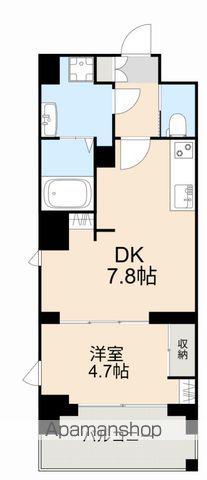 シエルエックス榴岡公園(1DK/6階)の間取り写真