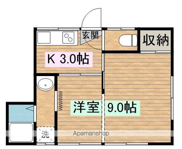 ダイヤコーポ(1K/1階)の間取り写真