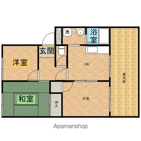 ボルトシティ熊取Ⅰ(3DK/1階)の間取り写真