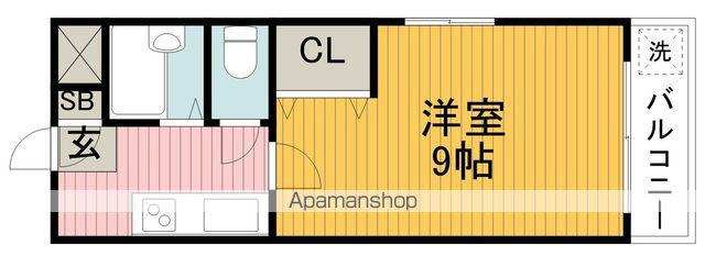 メゾンドール豊寿荘(1K/3階)の間取り写真