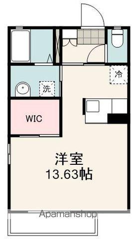 カーサMY(ワンルーム/2階)の間取り写真