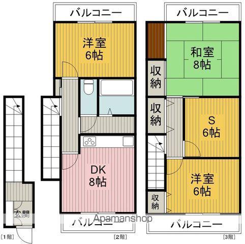 本町７−７−１７(3SDK)の間取り写真
