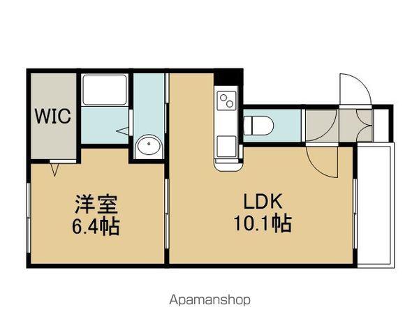 LOUVET9(1LDK/2階)の間取り写真