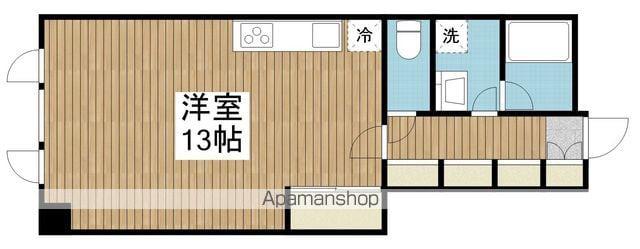 ピオニーヒルズ(ワンルーム/3階)の間取り写真