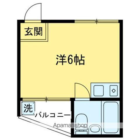 ダイヤマンション(ワンルーム/4階)の間取り写真