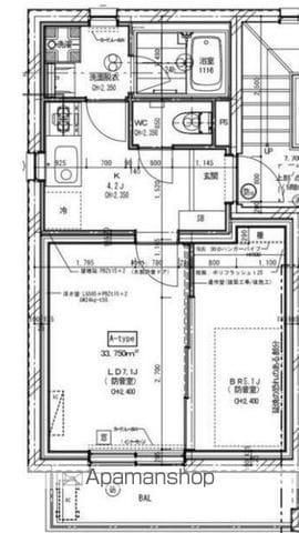 KI-418(1DK/4階)の間取り写真