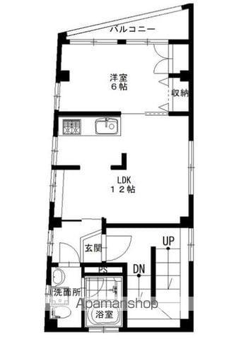 ヴェリエーロ中板橋(1LDK/2階)の間取り写真