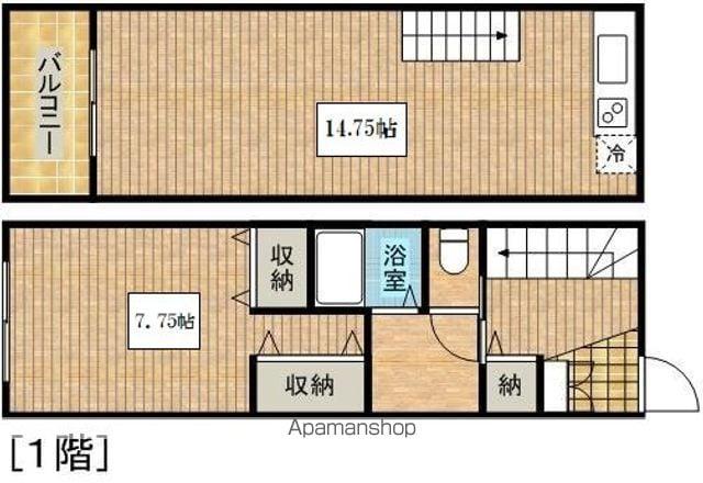 コーラルヘッド(1LDK)の間取り写真