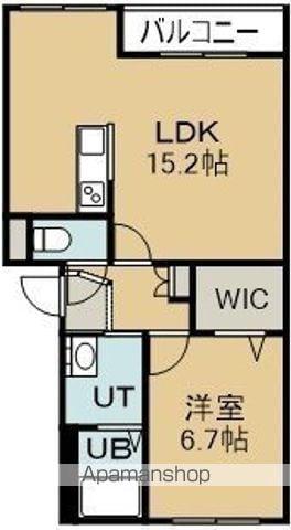 ヴァンクレールⅢ(1LDK/3階)の間取り写真