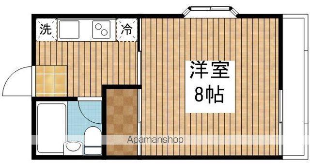 アーバンハイツ(1K/2階)の間取り写真