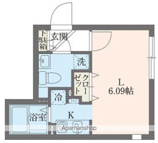 MODULOR要町Ⅰ(ワンルーム/4階)の間取り写真