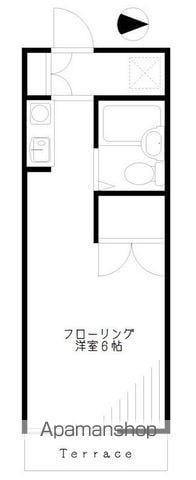 ハイツカンメイⅡ(ワンルーム/1階)の間取り写真