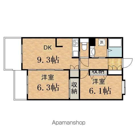 プレンディヒルズ高幡不動 PLENDYHILLS(2DK/2階)の間取り写真