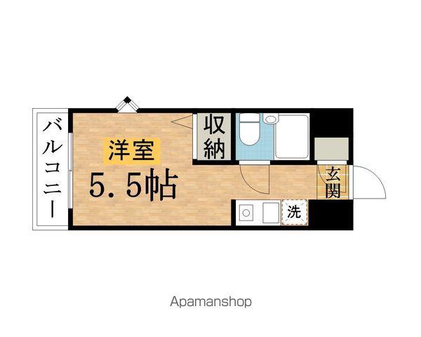 EIGHT BLDG. KOYASUⅠ(ワンルーム/5階)の間取り写真