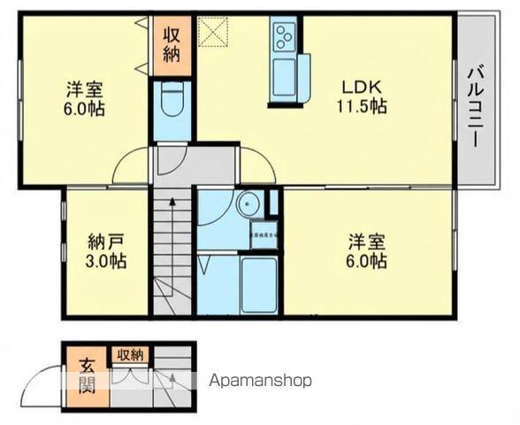 ファインレジデンス(2SLDK/2階)の間取り写真