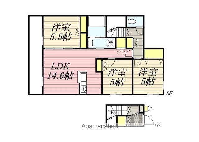 ALCYONE SHIZU(3LDK/2階)の間取り写真