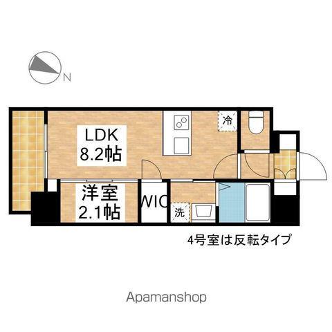 LIVEFLAT千種ウエスト(1LDK/3階)の間取り写真