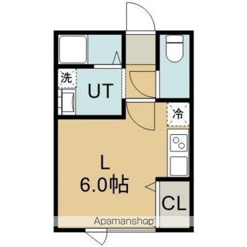 スペースPRIUS(ワンルーム/2階)の間取り写真