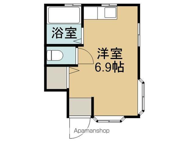 サンプラザ浦安(ワンルーム/1階)の間取り写真