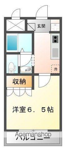 GRAND CASTLE N(1K/1階)の間取り写真